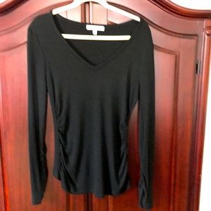 Good American Shirred Long Sleeve